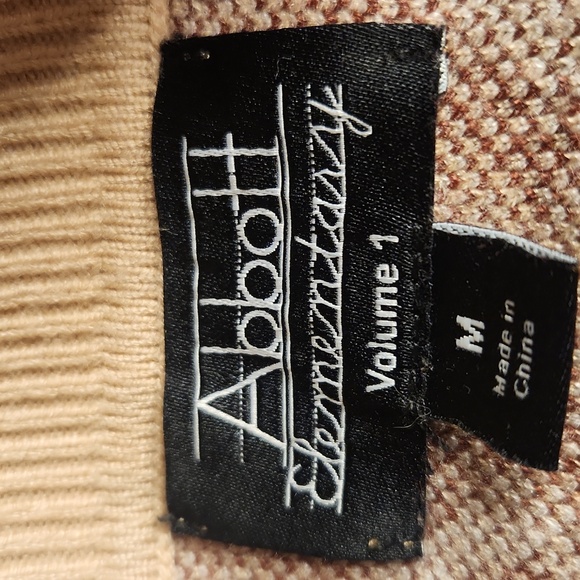 Geometric print fall colorway  button-down oversized grandpa cardigan sweater - Picture 6 of 10